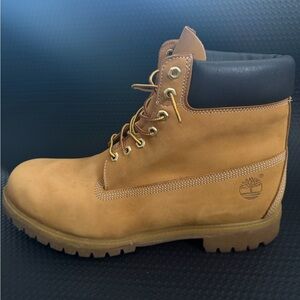 Timberland Work Boots Wheat Nubuck Yellow Mens Size 15